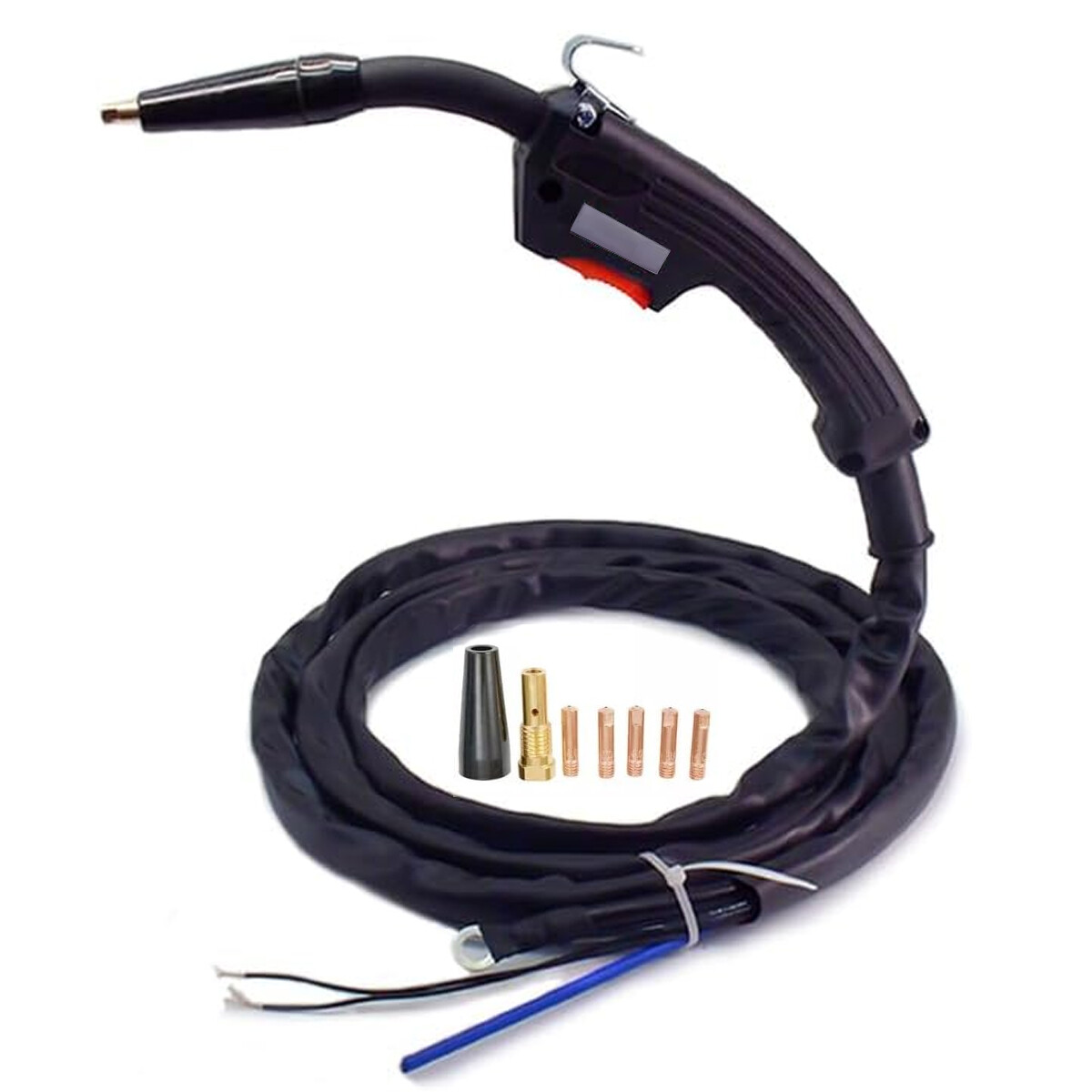 8ft 10ft No Gas Mig Gun Fits TITANIUM Easy-Flux 125 Amp Welder 56355 56359 57861