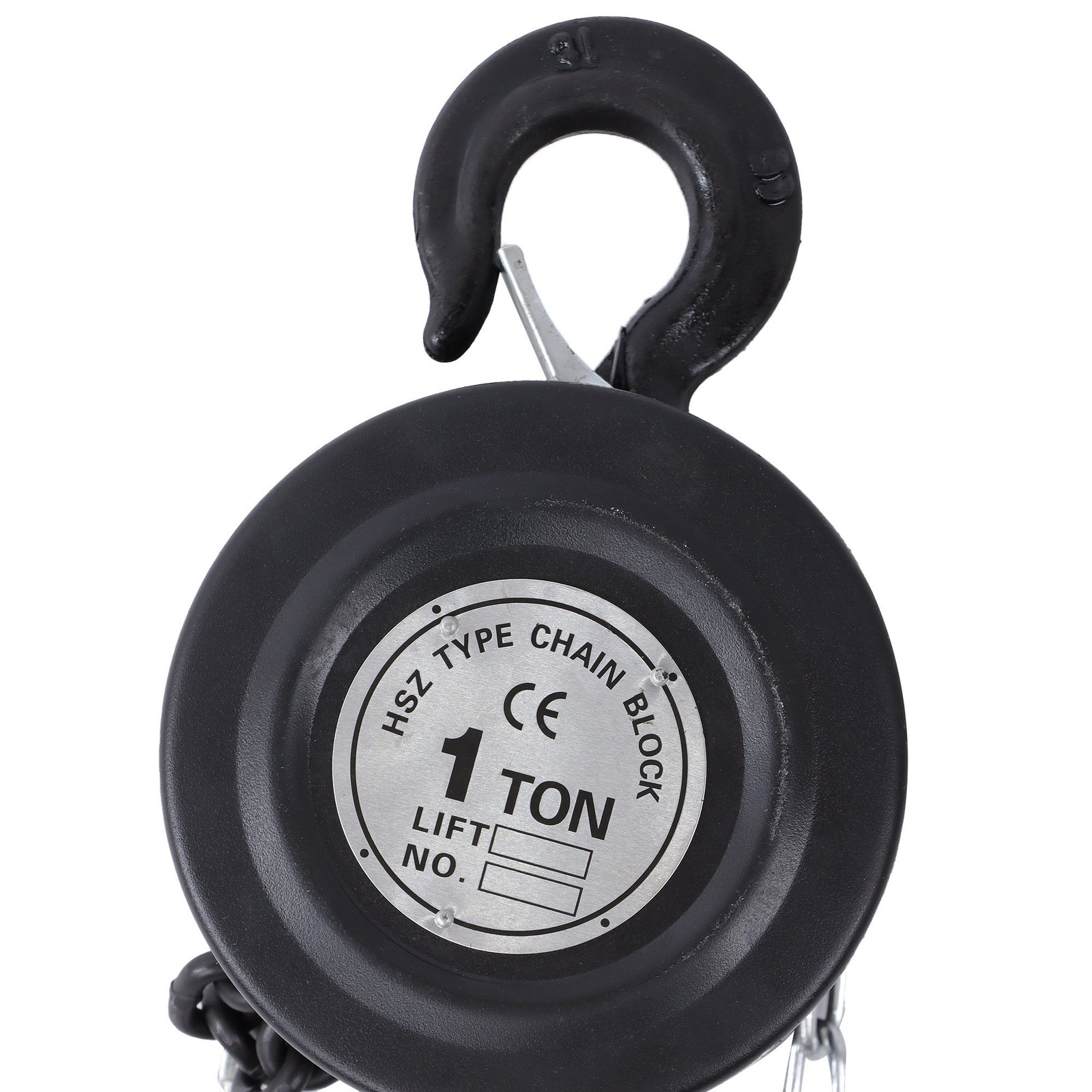 Manual Chain Hoist | 1 Ton / 2200 lbs Capacity | 2 Hooks | 10ft / 3Meters Lift