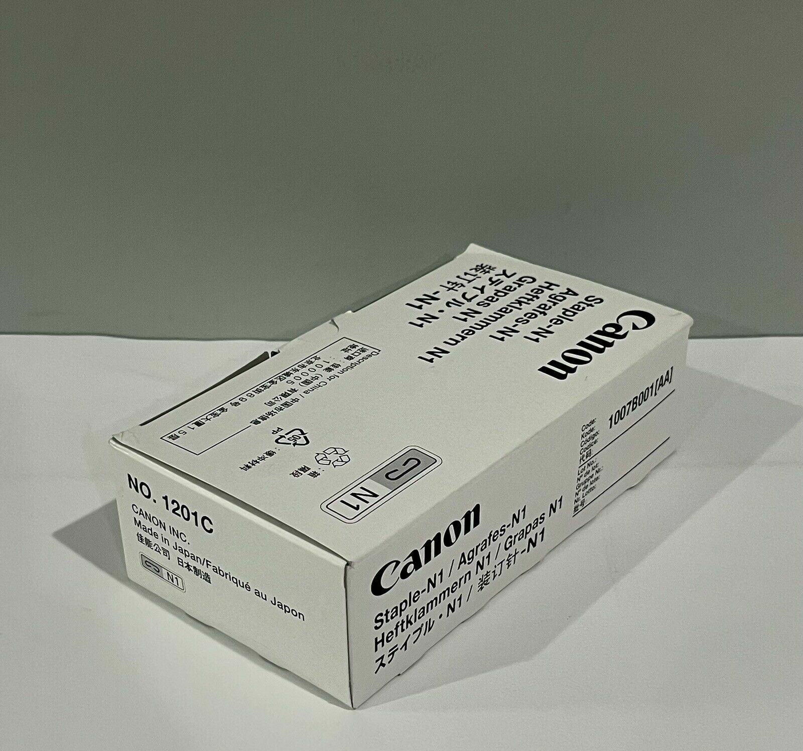 Genuine Canon N1 (1007B001AA) Staple Cartridge – Box of 3 Cartridges – New