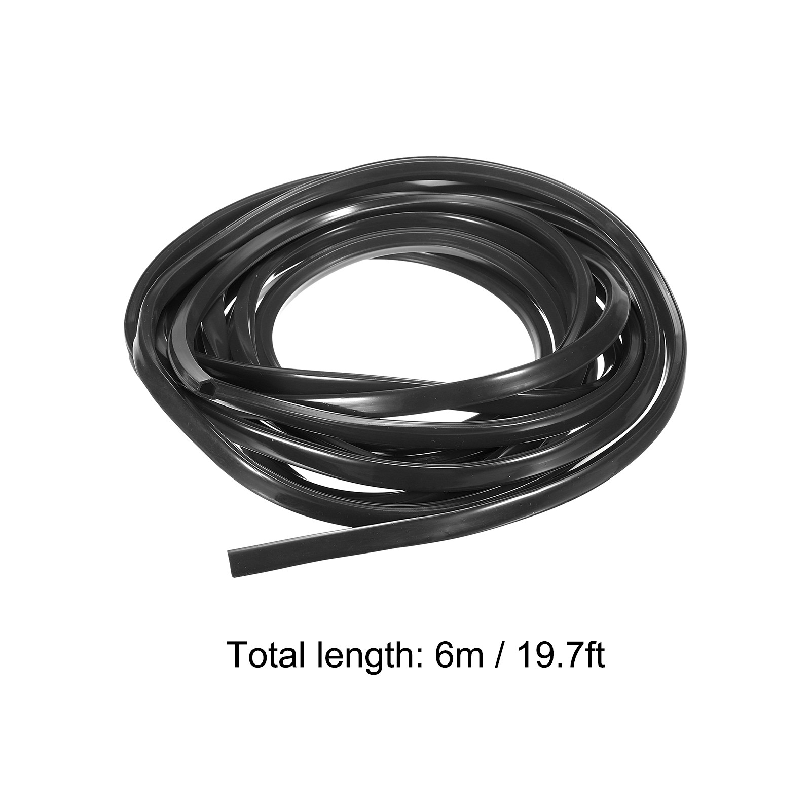 Aluminum Profile Slot Cover Flat Seal Black 6M 8mm 3030 4040 Series