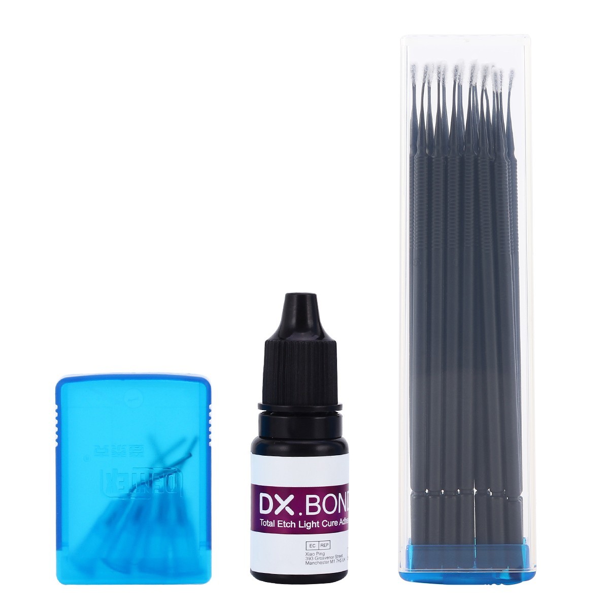 Dentex Kit de resina de compuesto de cura dental Light Shade A1 A2 A3 A3.5 B1
