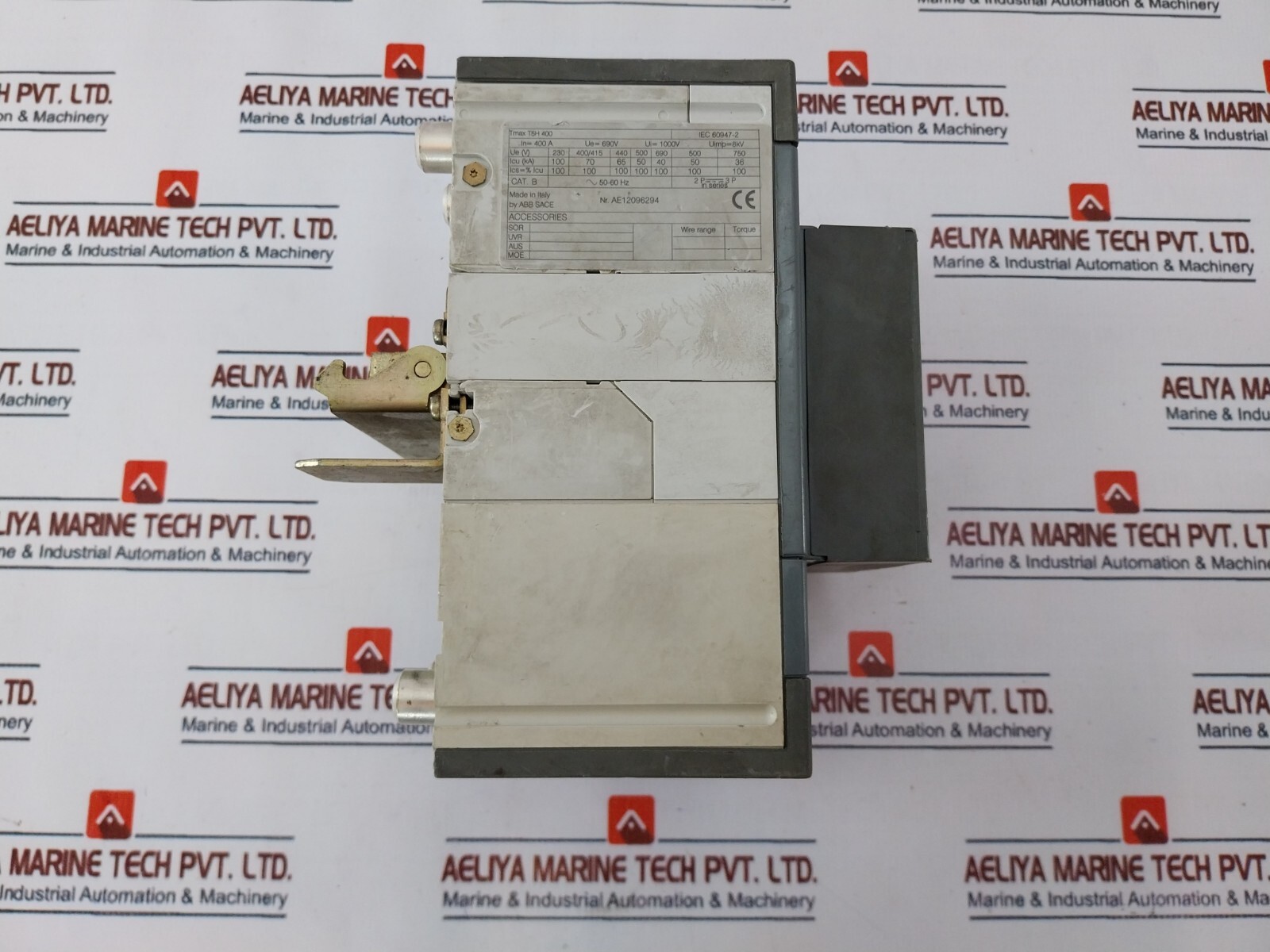 ABB PR221DS Low Voltage Moulded Case Circuit Breaker TMAX T5H 400A 690V 1000V