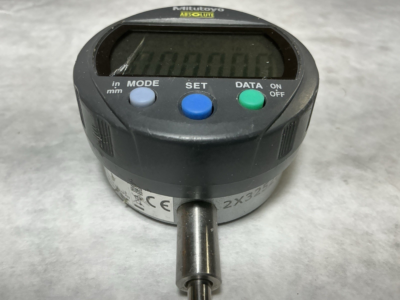 Mitutoyo 543-392B Digimatic Indicator, 0-.5″/0-12.7mm Range, .00005″ Cr Screen