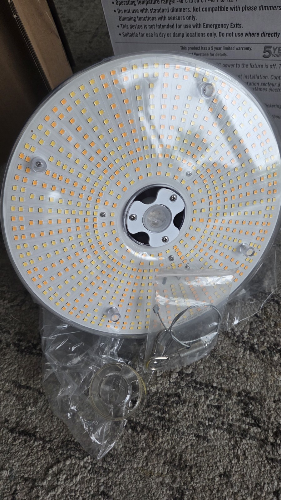 B3 Keystone LED HID High Bay Retrofit 400W Light KT-LED115PSHID-V-EX39-8CSB-D