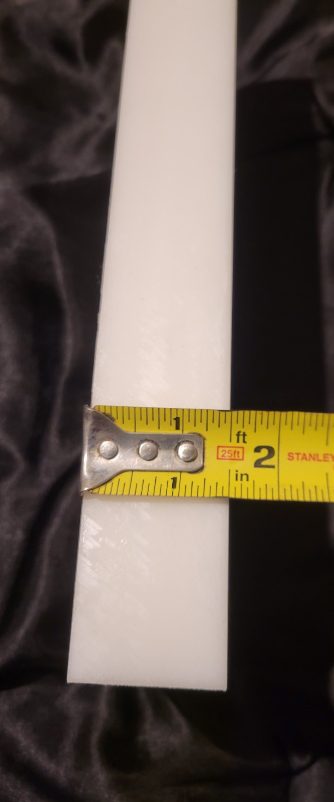 Delrin 1 1/2 x 4 1/2 x 12 (1 .500 x 4.500 x 12.000) INV#X-97