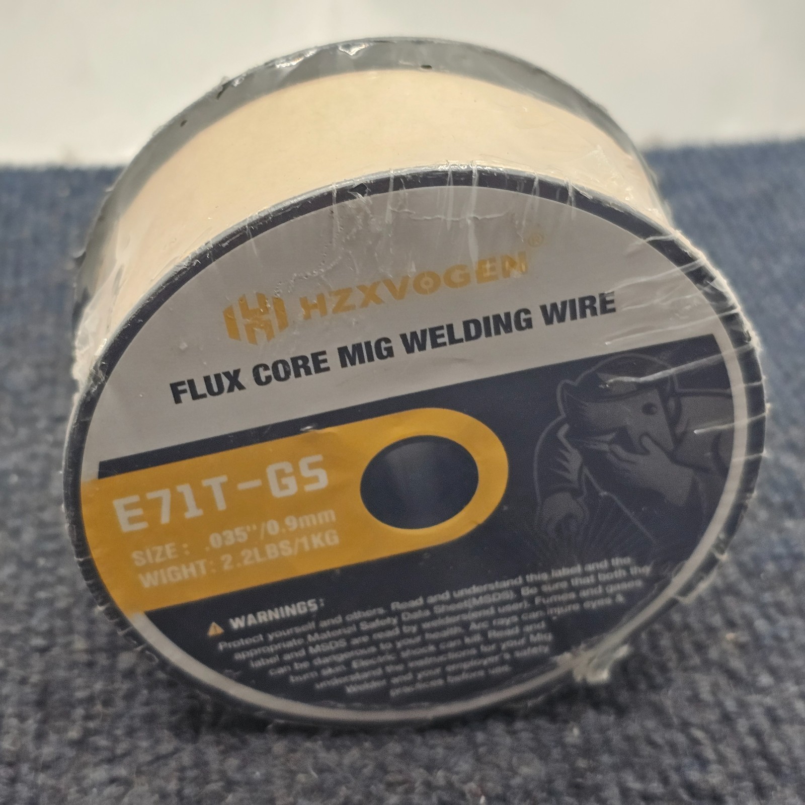 HZXVOGEN E71T-GS: .035-inch Flux Core MIG Welding Wire 2.2 lbs / 1kg