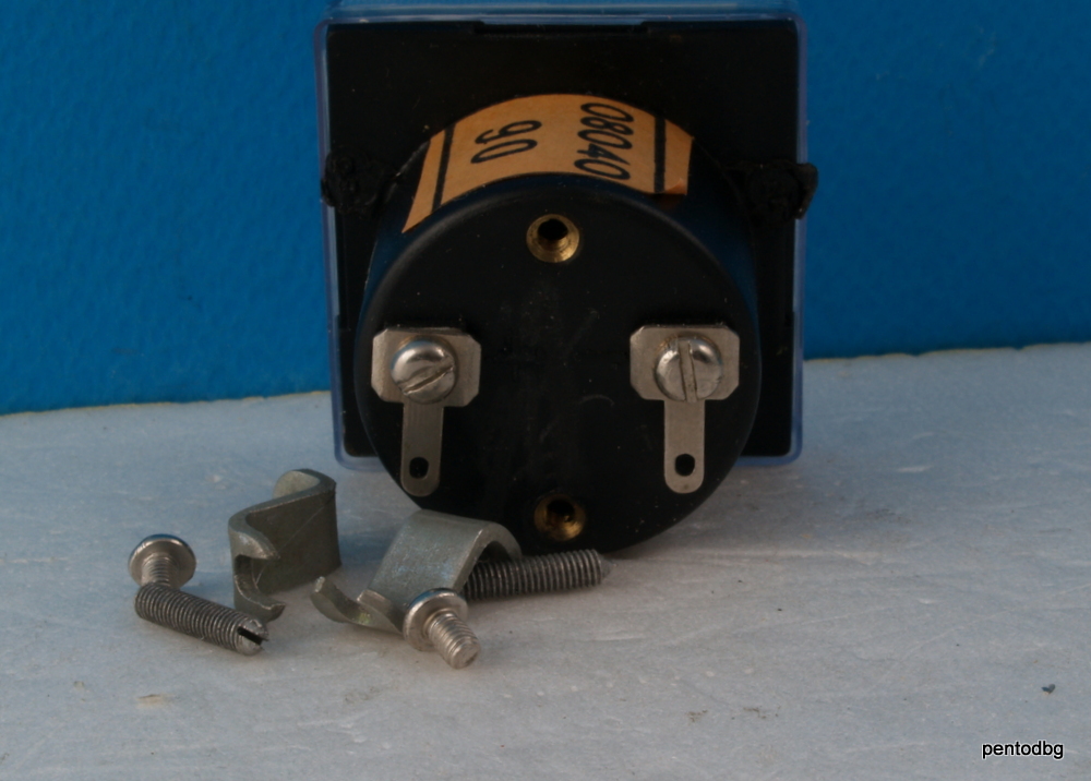 ANALOG PANEL VOLT METER 40×40 mm DC 0-10 2.5 % MP40 BULGARIA NOS RARE