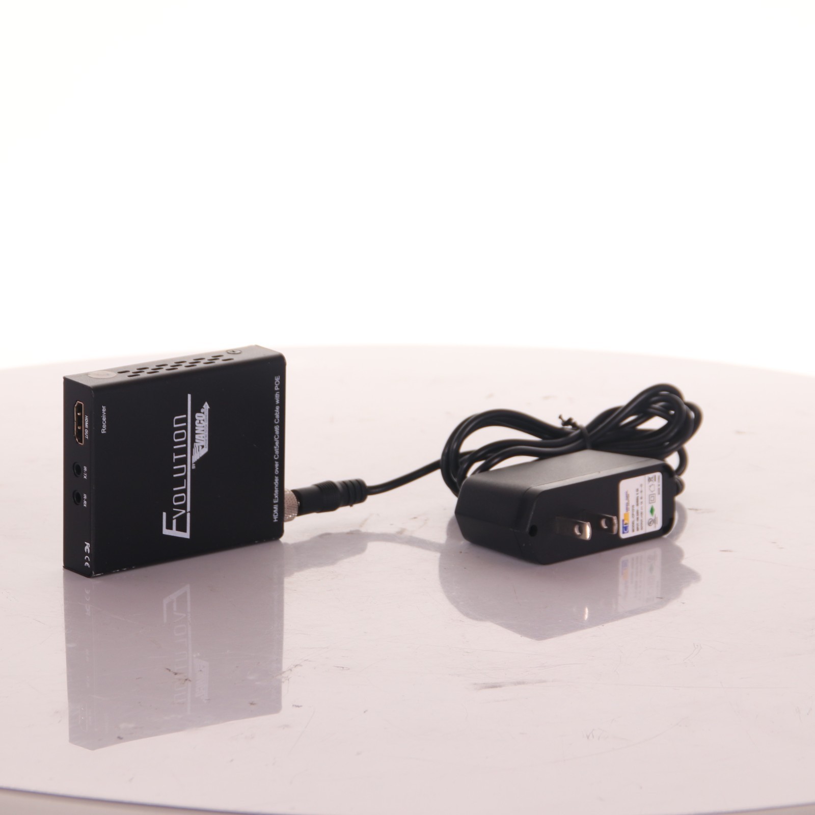 Vanco Evolution EVEX2006 HDMI Extender Receiver Over Cat5e/Cat6 POE w/ AC Adapte
