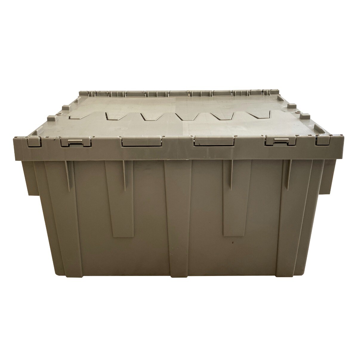 UBMOVE Handheld Attached Lid Container 25.3 x 16.3 x 13.9″ Gray