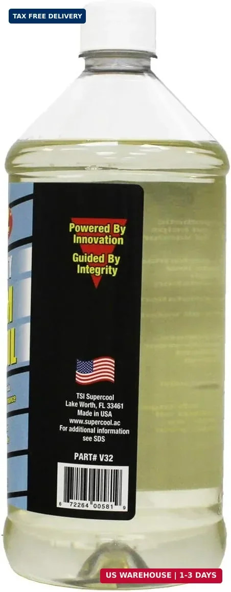 32oz Synthetic Vacuum Pump Oil – Compatible with Most Brands, 68 Viscosity