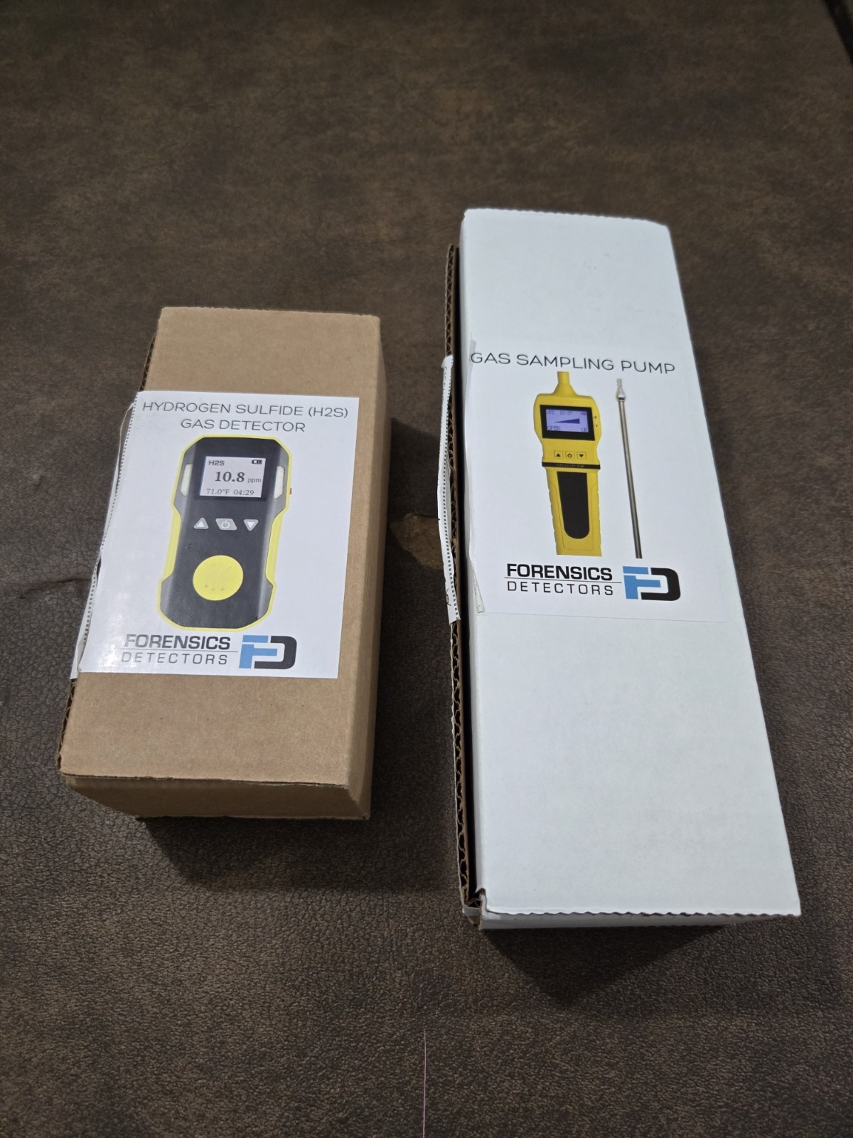 Forensics Detectors H2S Gas & Sampling Pump Calibration Certificate NIST FD-90A