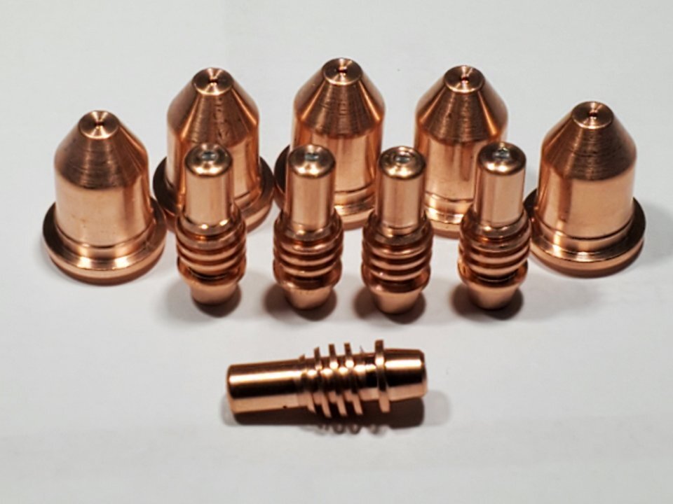 Harbor Freight Titanium IPT65 Plasma 65 TI-PC65 Torch Tips Electrode 59164 59182