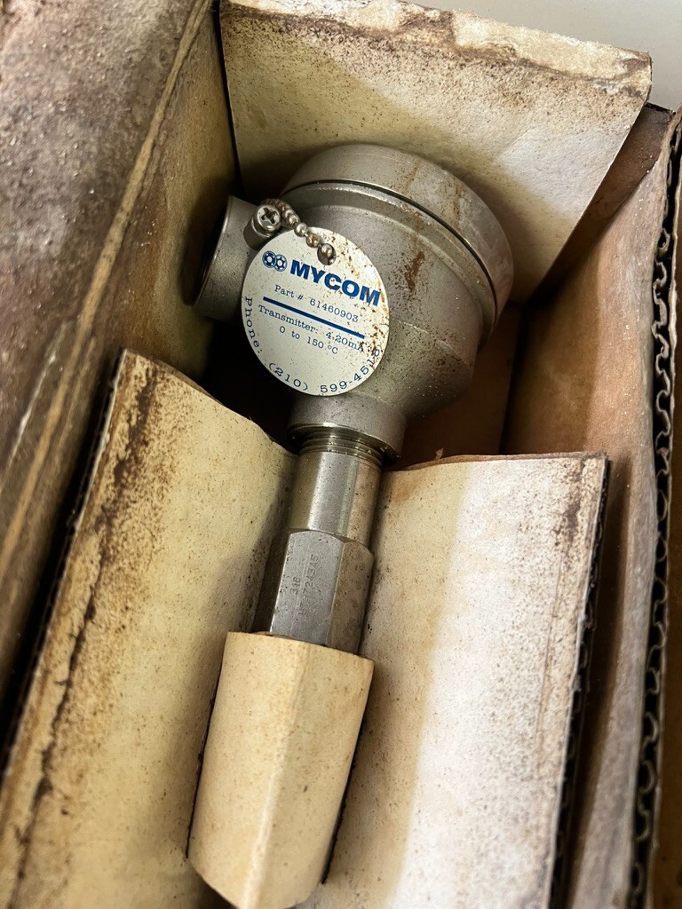 MYCOM 61460903 RTD PRESSURE TRANSMITTER 0-150C 32-302 F 3 ⅜» THERMOCOUPLE