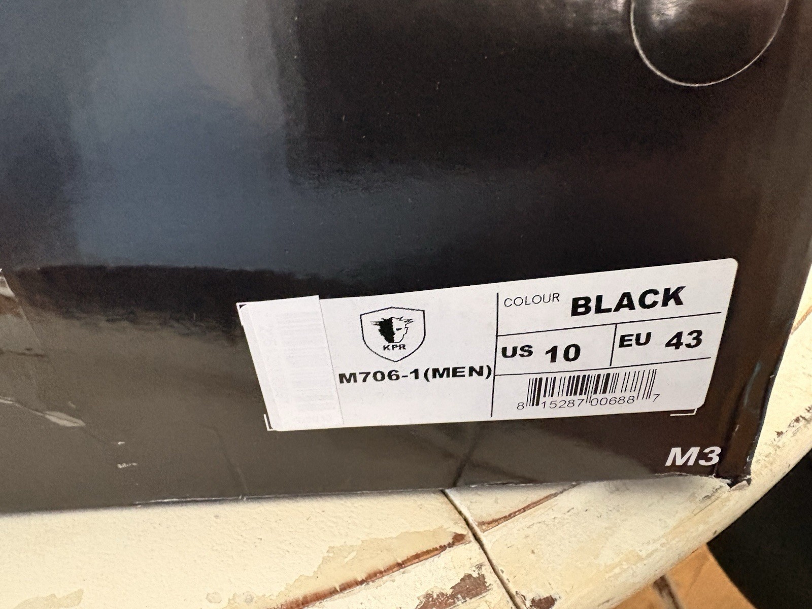 KPR Men’s M706 CSA Approved ESR 6” wide Size 10 Black
