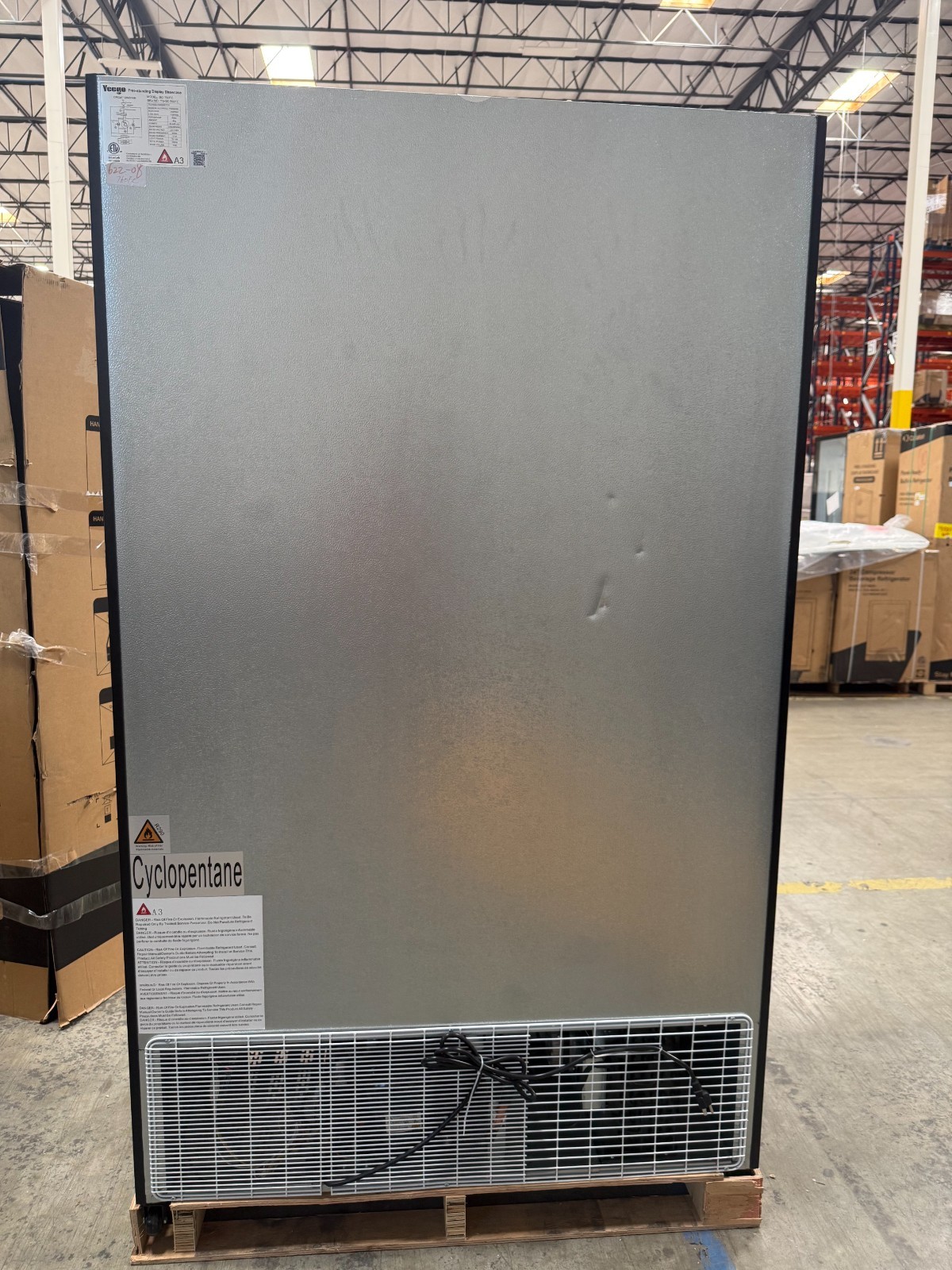 Yeego Commercial Merchandiser Drink Cooler 27.12 Cu.ft Beverage Refrigerator