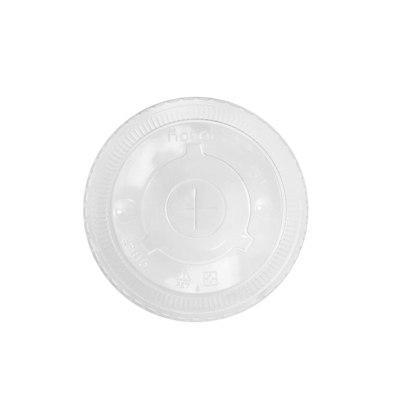 Karat 104.5mm PET Plastic Flat Lids – 600 ct, C-KCL1045