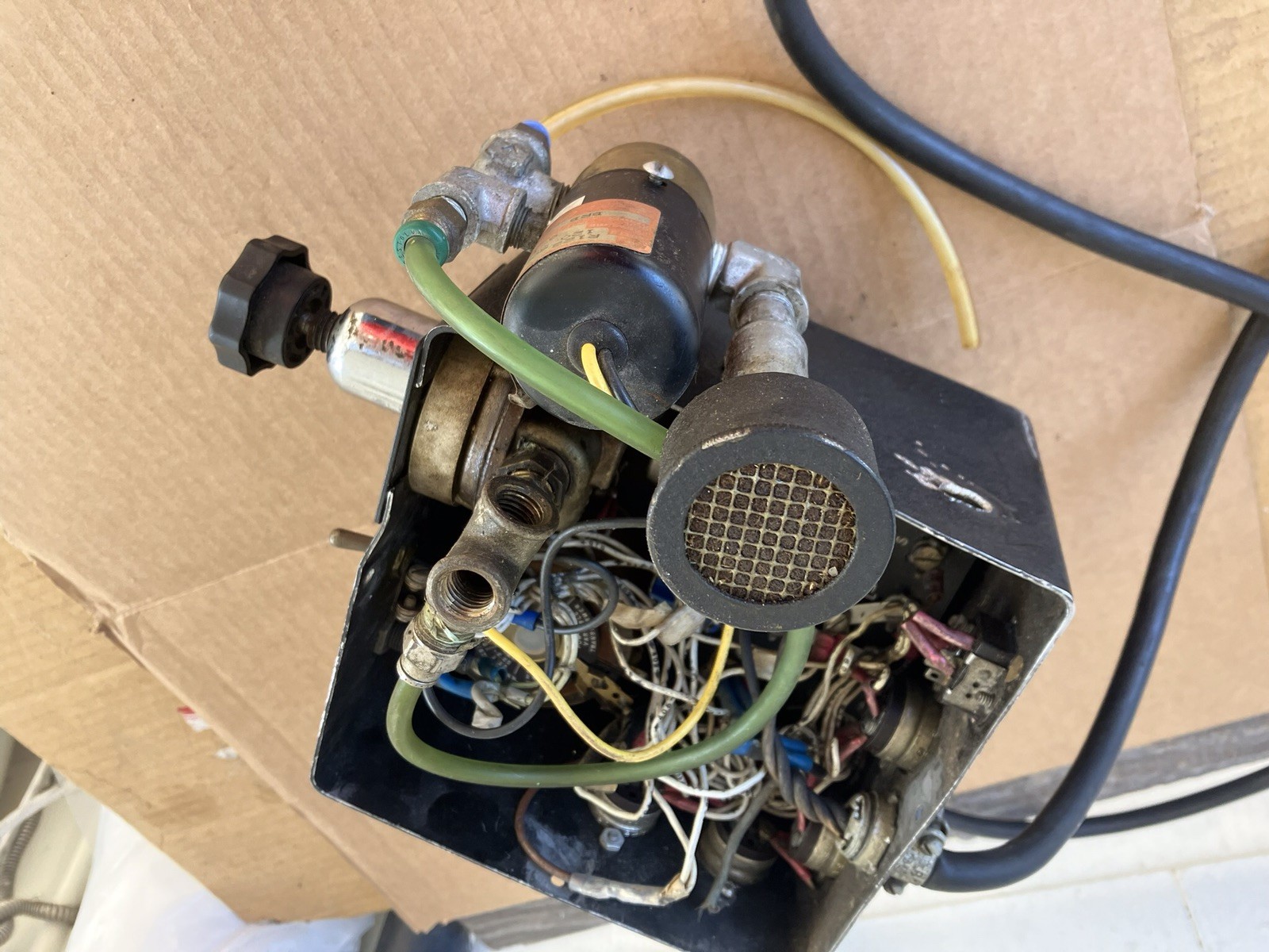 Control Unit From A Kingsley Pneumatic Hot Stamp Foil Machine