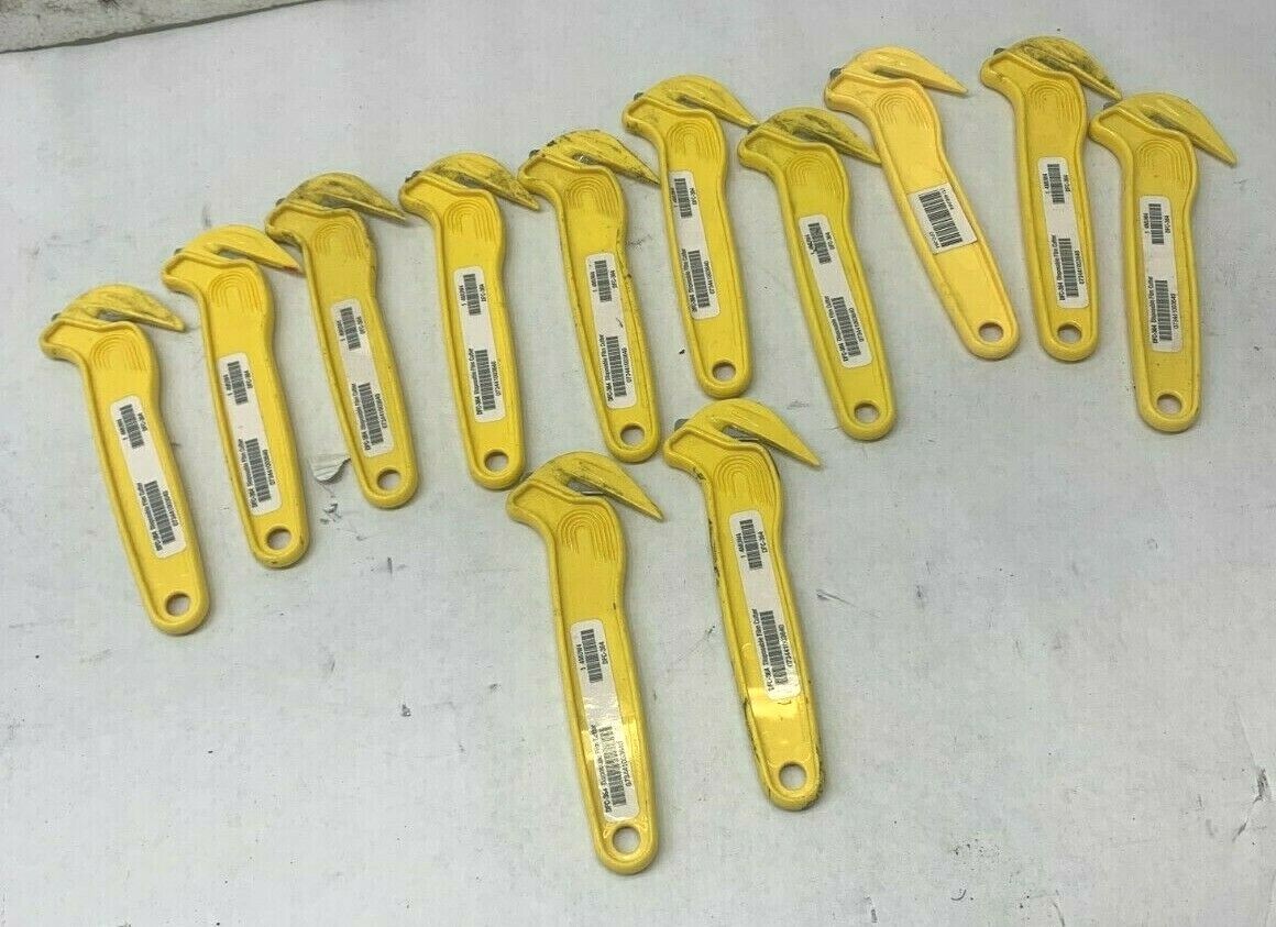 PHC ,SAFE CUTTERS, HOOK-STYLE ,DISPOSABLE FILM CUTTERS, DFC-364, LOT OF 12