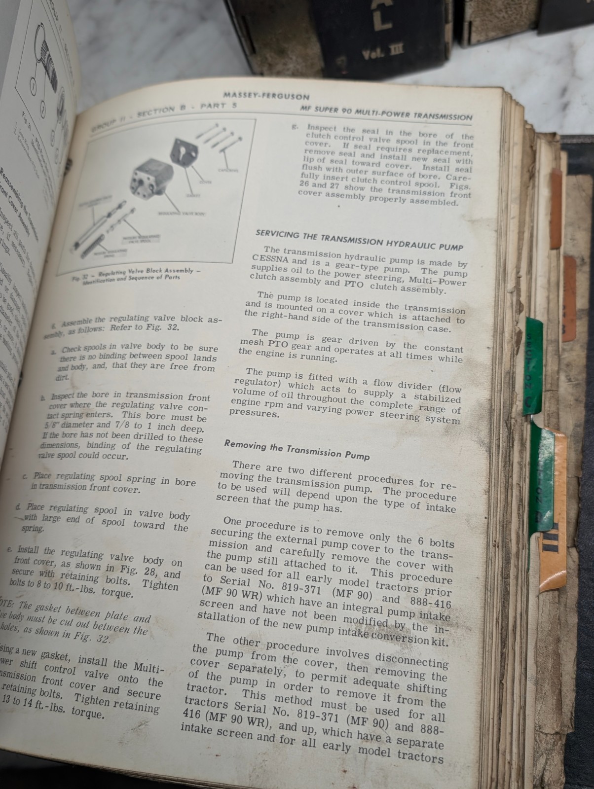 Massey-Ferguson Technical Maintenance Service Manual 5 Volumes Tractors+ MF 1969