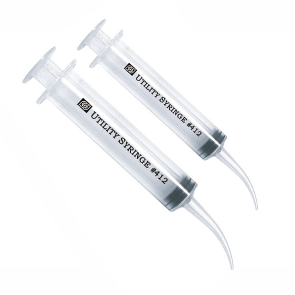 500 Pcs Monoject Style 412 Curved Tip Utility Irrigation Syringes 12ml (12cc)