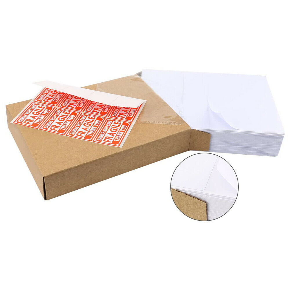 200-10000 Premium 8.5×5.5 Round Corner Shipping Labels Half Sheet Self Adhesive