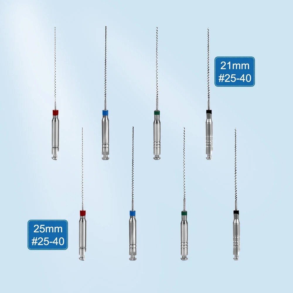 Dental Spiral Fillers Paste Carrier Engine Use Stainless Steel 21/25mm 25-40