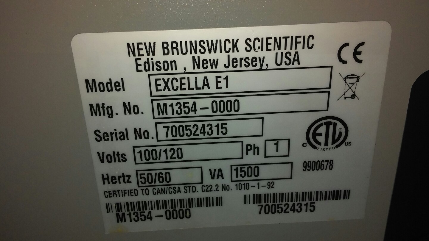 New Brunswick Excella E1 Orbital Lab Shaker Tested .. HEAVY DUTY