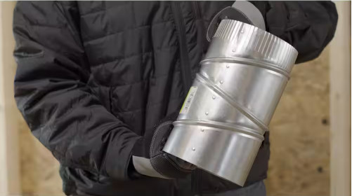 Master Flow12 In 90-degree Round Adjustable Elbow Flexible Duct Galvanized Steel