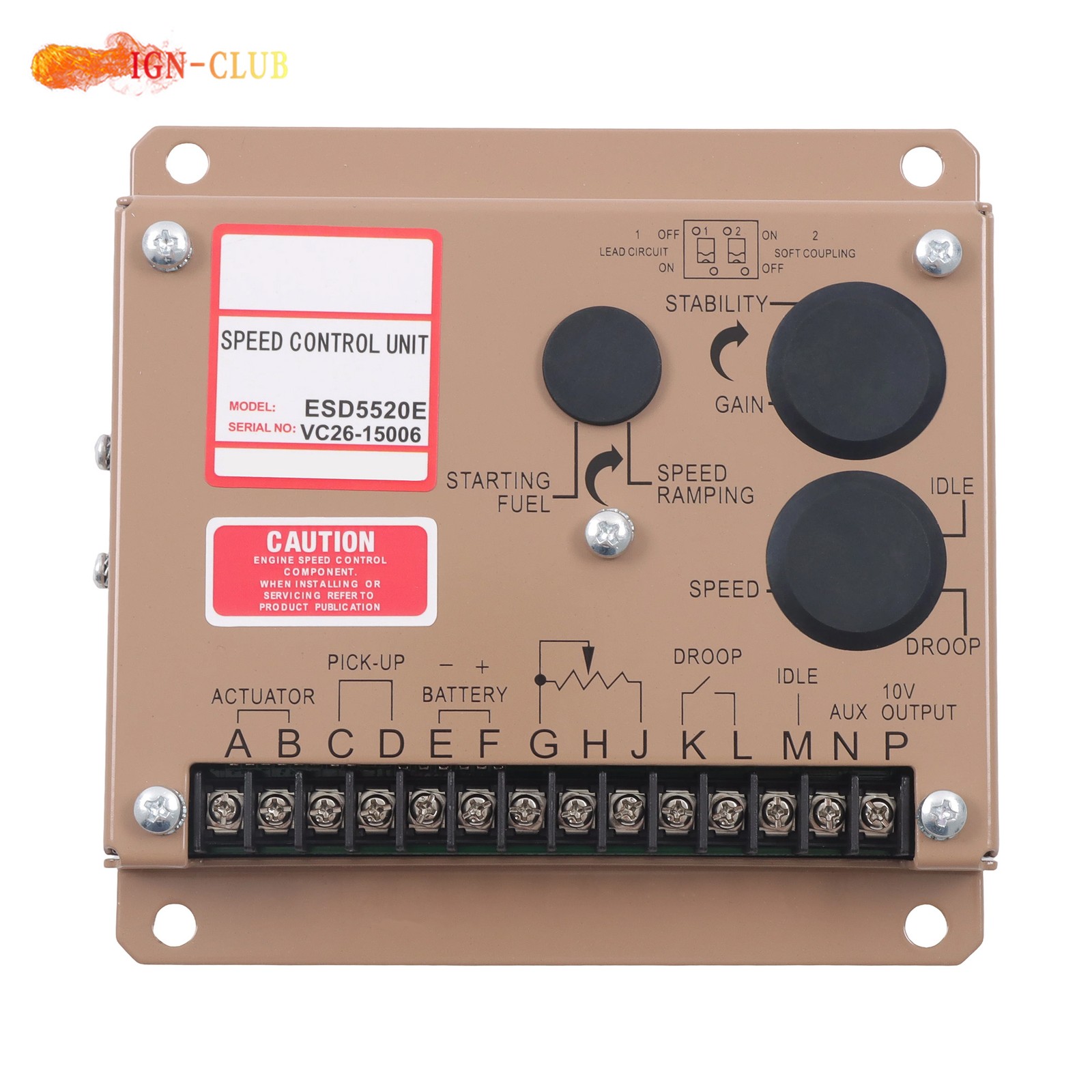 ESD5520E Electronic Governor Speed Controller for Generator System