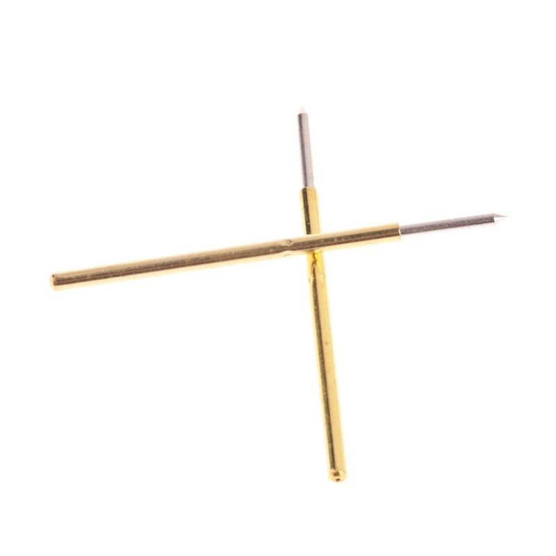 Upgraded Spring Test Probe Resistance 50mΩ Dia 1.36mm Length 33.35mm 100-piece