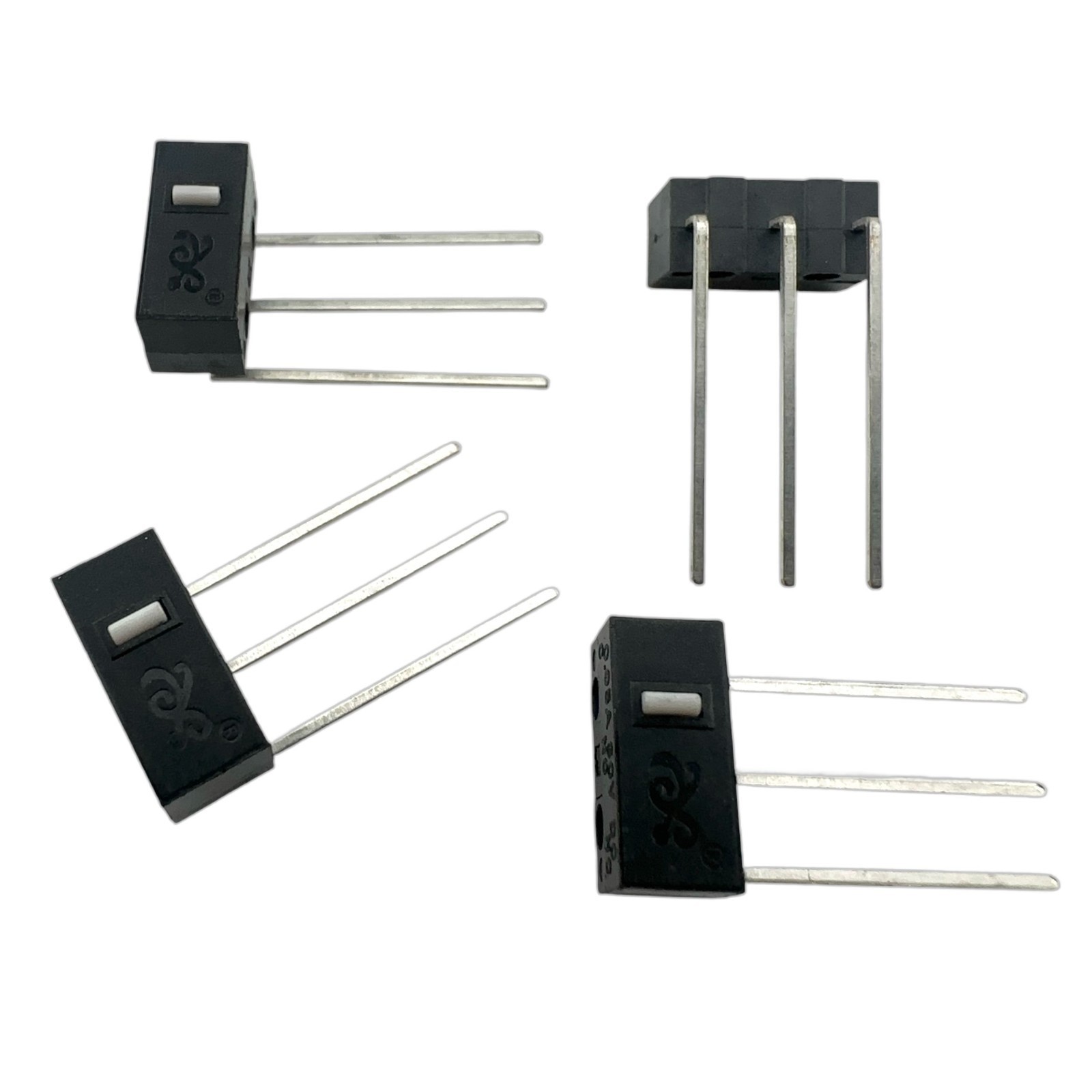 22MM Right/Left Angle Bent Curved 3-Pin Mouse Micro Switch – 4 Pcs