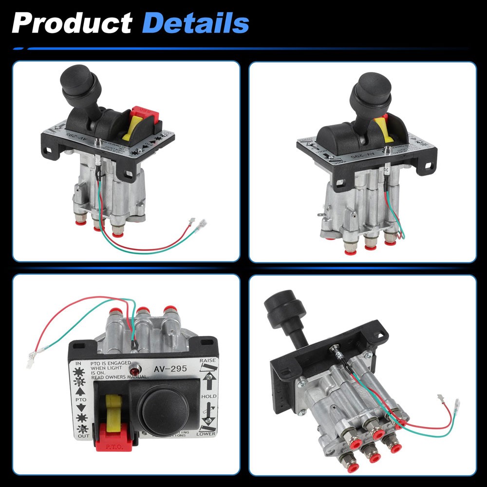 AV-295 Manual Control Valve Hydraulic PTO Dump Control Valve 5 Speed Dump Truck Truck