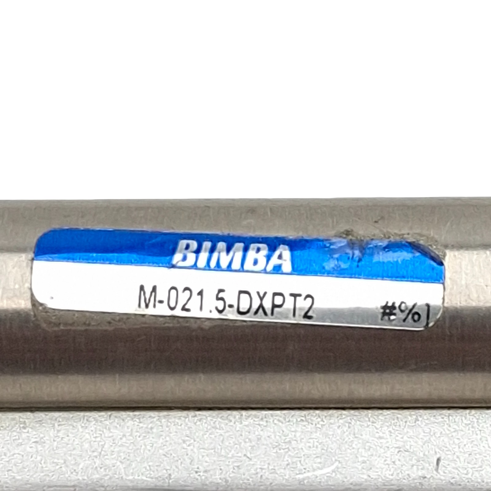 Bimba M-021.5-DXPT2 Pneumatic Cylinder, ø9/16in Bore, 1-1/2in Stroke, UNF0.190