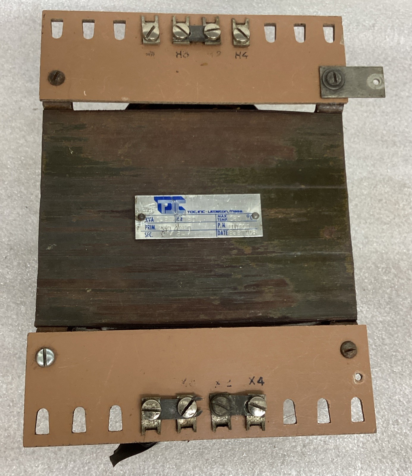 TDC,INC.LITTLETON ,MAS KVA.1.5 Hz 60 Max 180