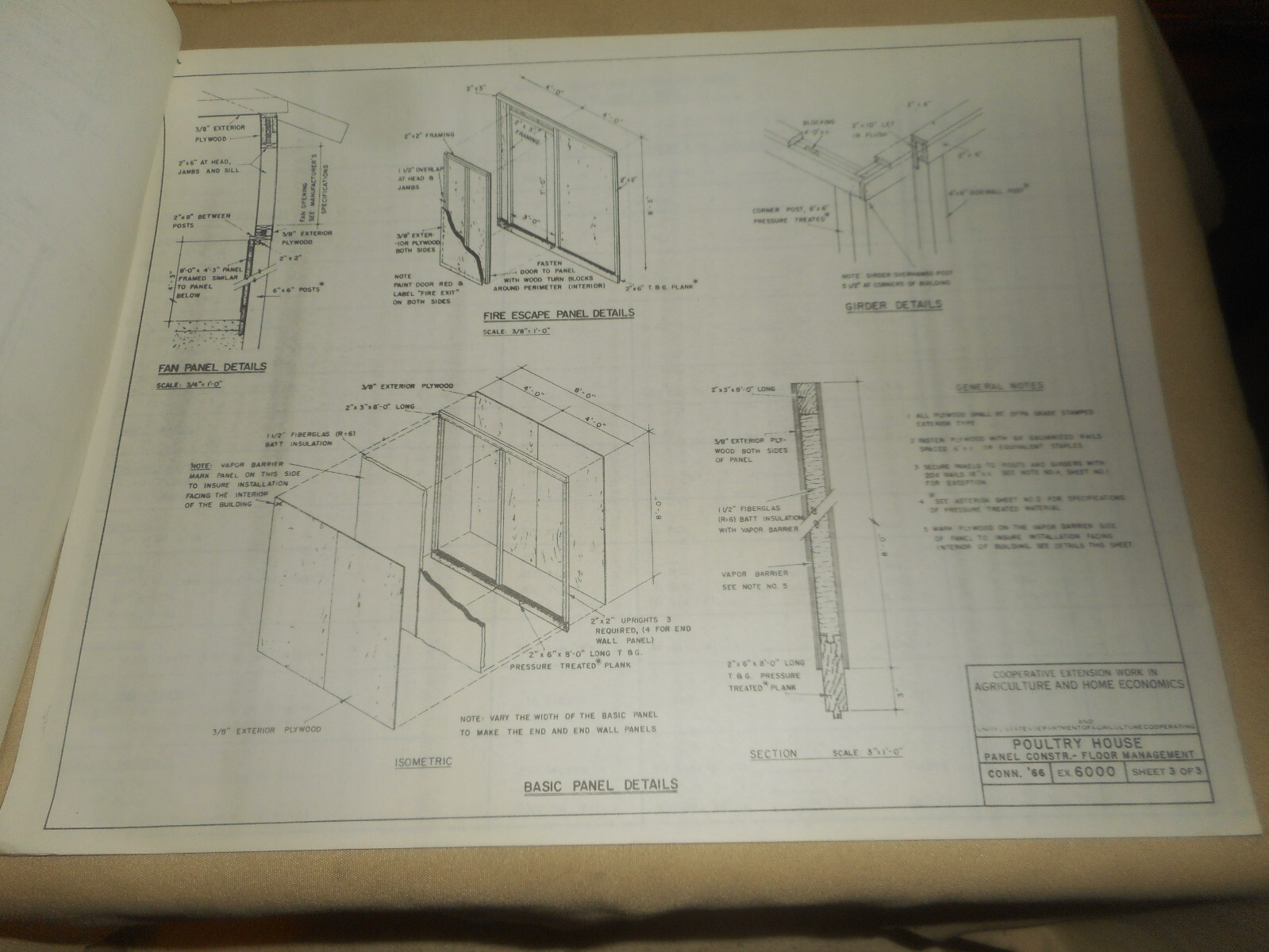 POUTLRY Chicken Farmhouse BLUEPRINTS Building Co-op Extension Work Agriculture