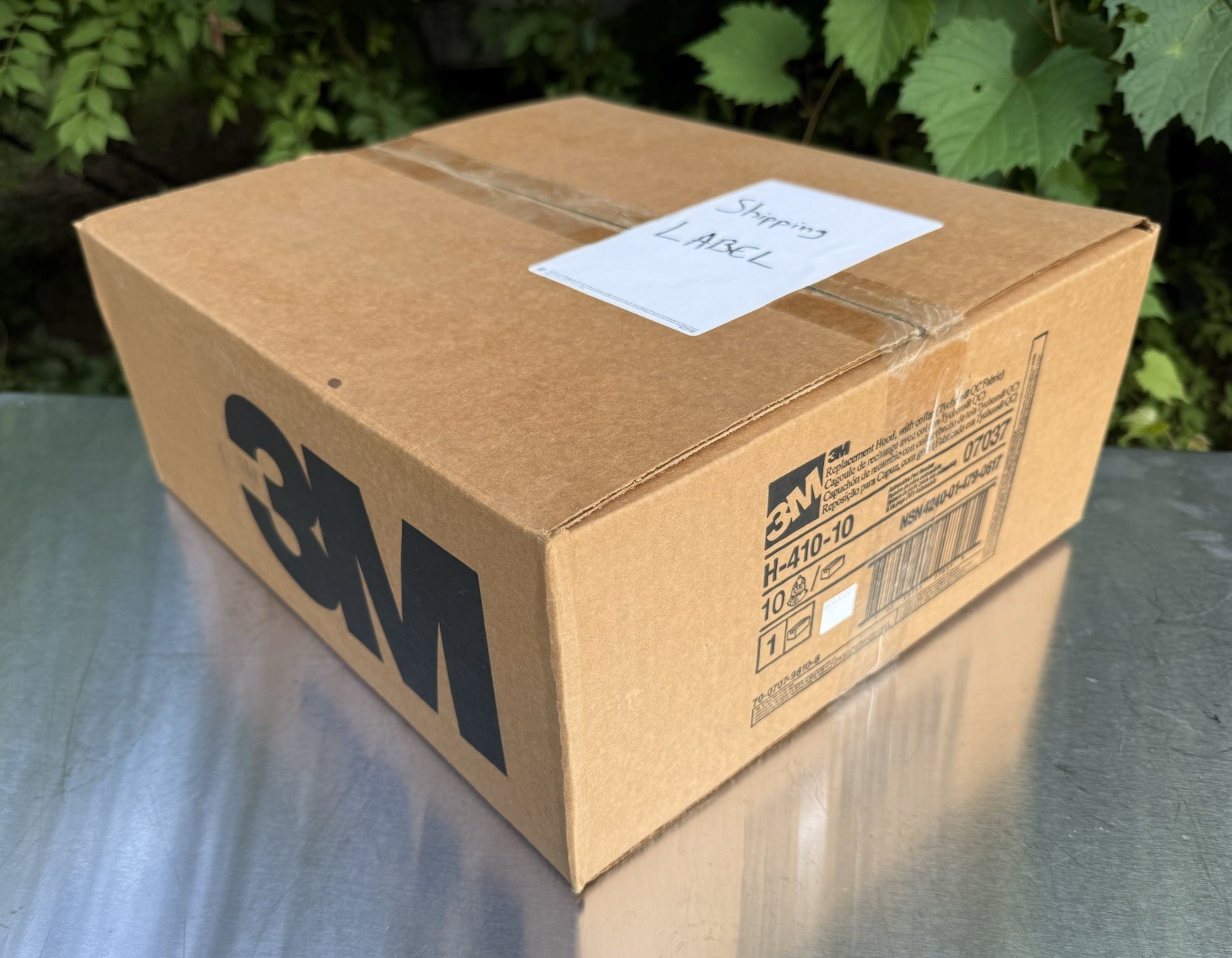 Box of 10 – 3M Hood H-410-10 / 07037(AAD) with Collar QC for PAPR , H-410 New