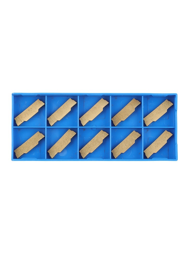 Upgrade Your Grooving Tool with 10PCS Carbide Insert High Quality Material
