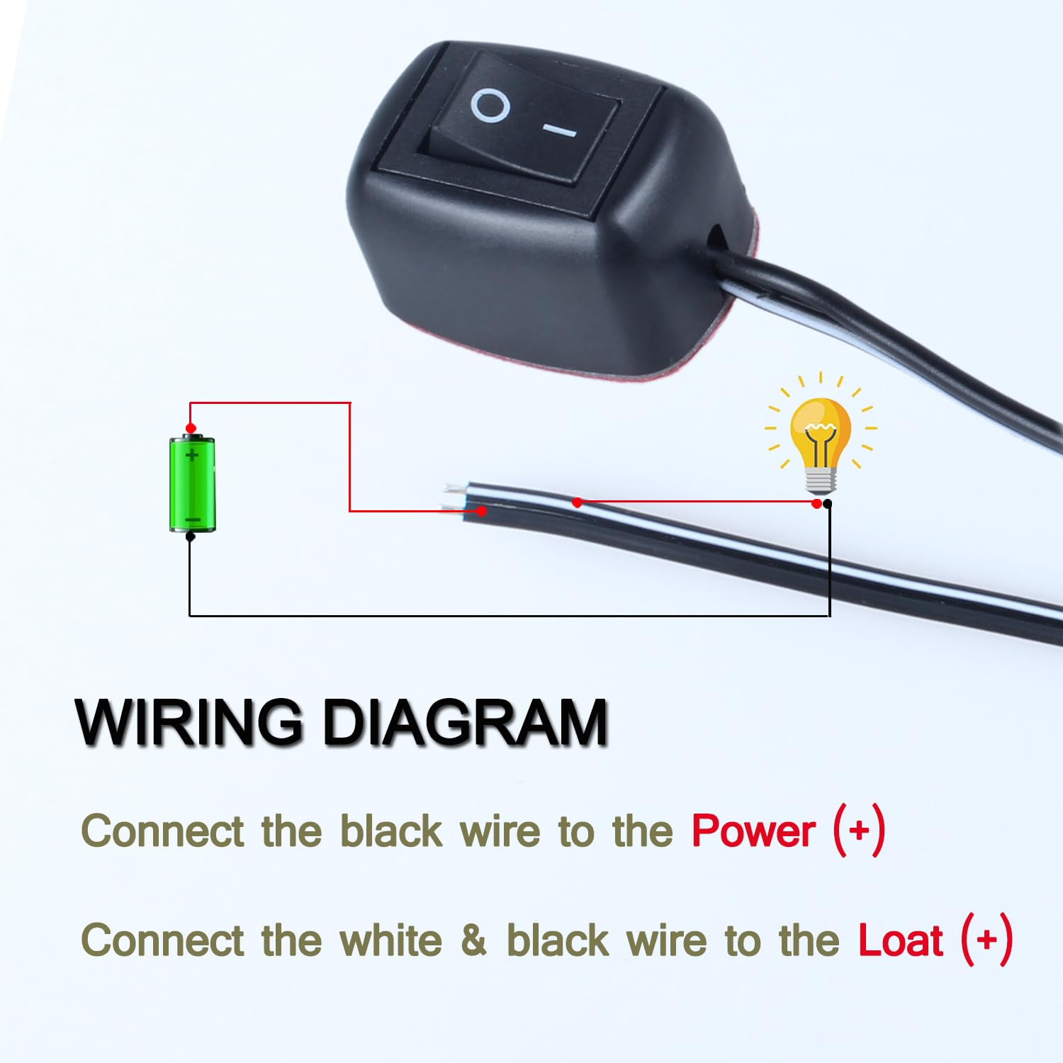 Paste Type Inline Rocker Switch on off 250V 12VDC SPST Surface Mount Toggle Swit