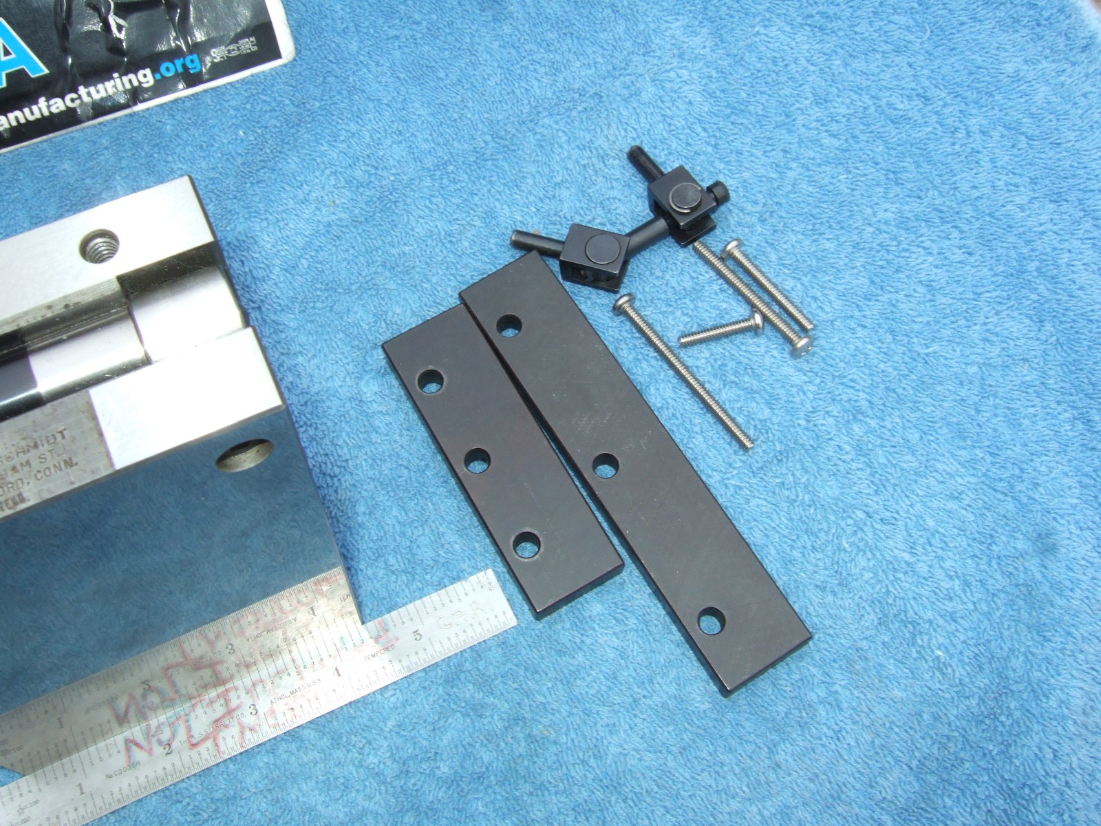 HERMANN SCHMIDT PNM4X6 Single Angle Adjustable Sine Plate Used $1150 WHEN NEW QA