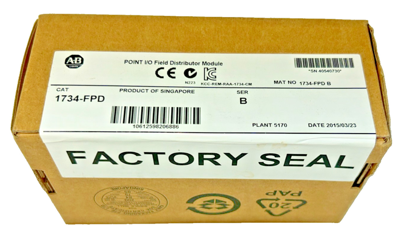 New In Box AB 1734-FPD 1734FPD Point I/O Module Factory Sealed AB Allen-Bradley