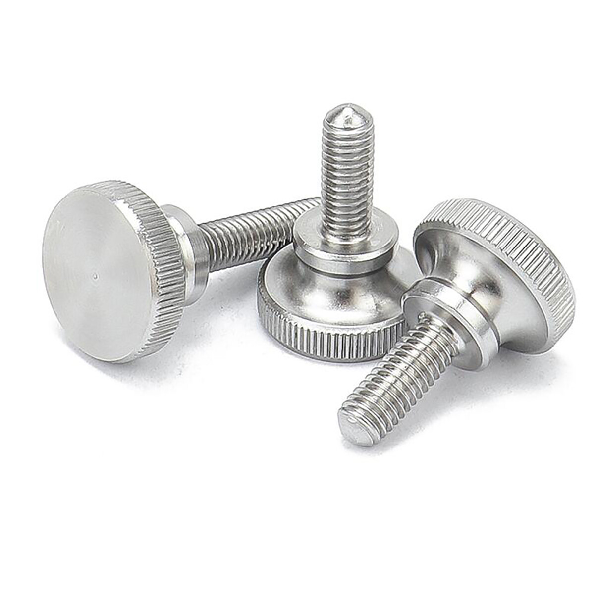 Stainless Steel Knurled Thumb Screw High Type Hand Grip Knob Bolt M3 M4 M5 M6 M8