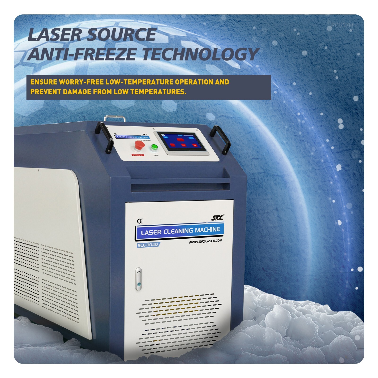 SFX 2000W Portable IoT Laser Cleaning Machine Laser Rust Oil Paint Remover