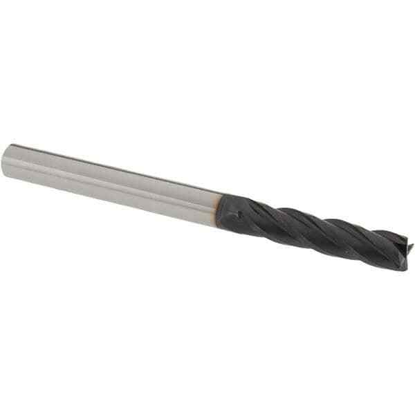 OSG 1/4″, 1-1/8″ LOC, 1/4″ Shank Diam, 3″ OAL, 4 Flute, Solid Carbide Square …