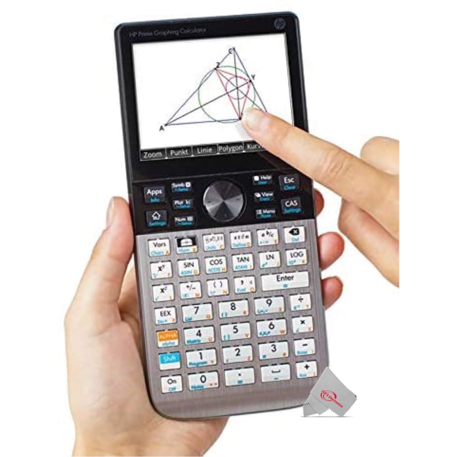 HP Prime Handheld Graphing Calculator Black – 2AP18AA#ABA