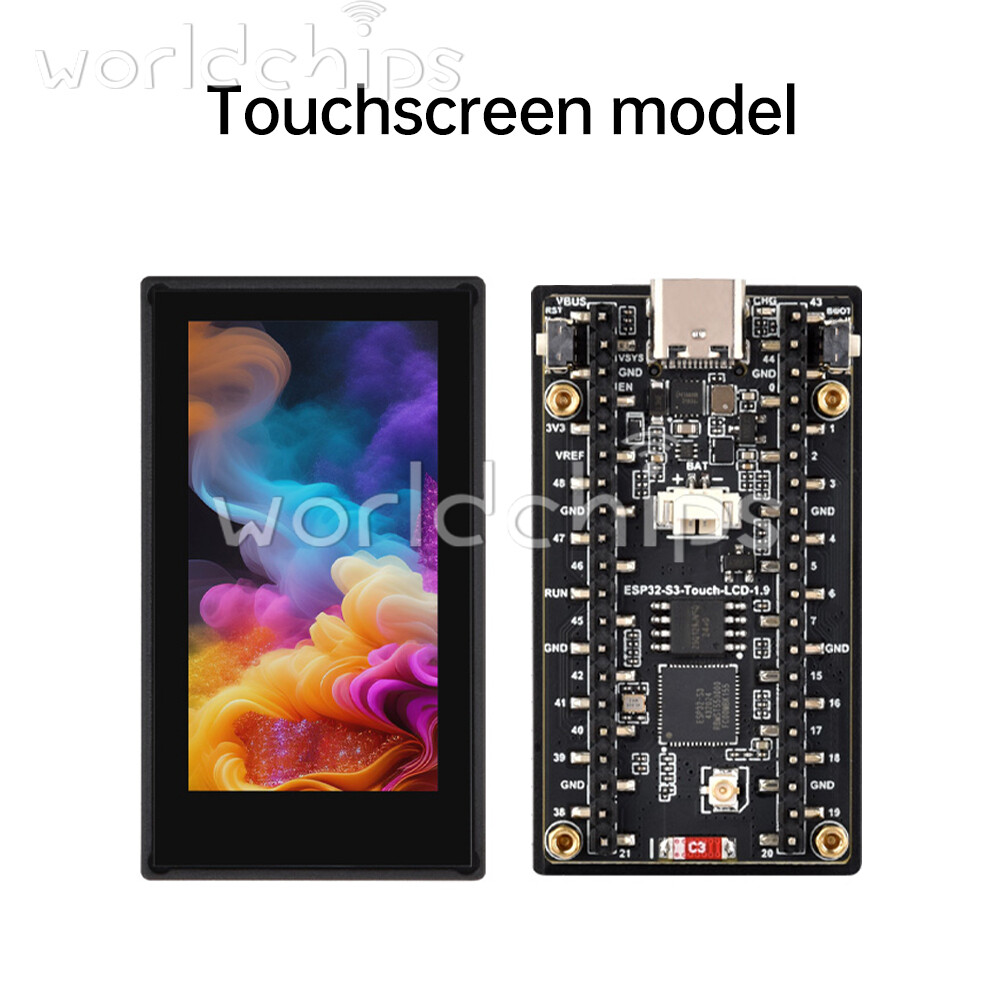 1.9 inch Dual Core ESP32-S3 WiFi Bluetooth Development Board LCD Touch Module