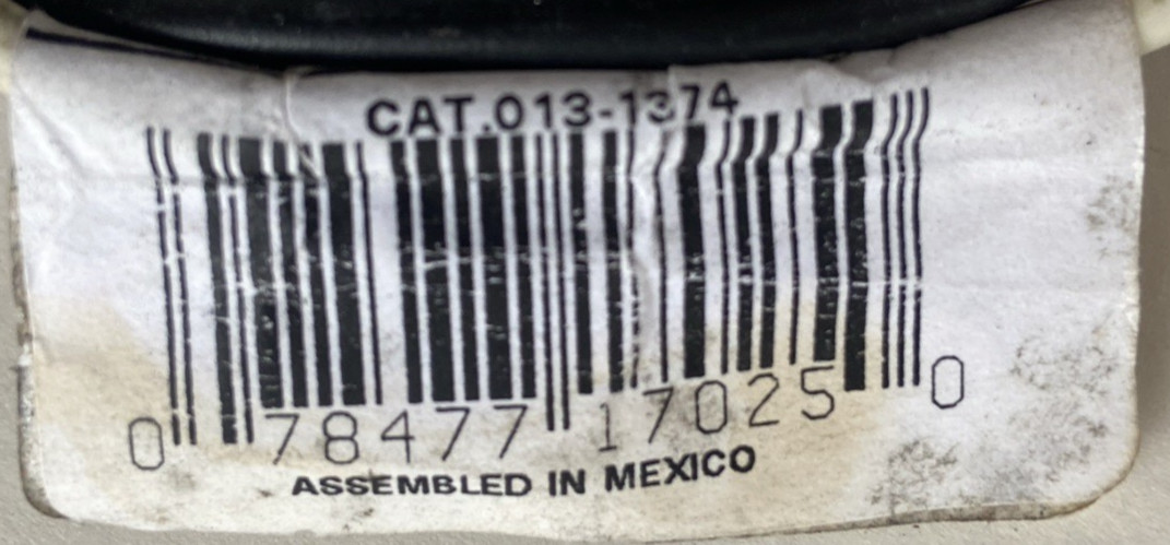 Leviton 1374-1W Snap-In Receptacle 15A 125V 3W 2P, CAT 013-1374