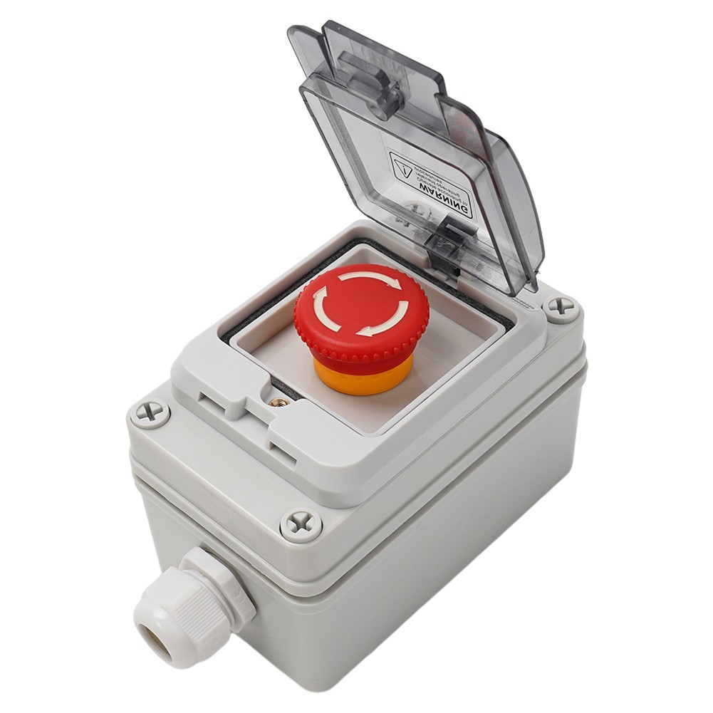 Brand New Button Box Switches Waterproof With Box 130*80*100mm 50mΩ Button