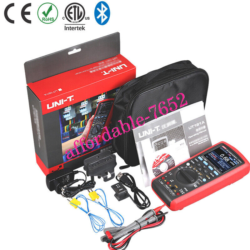 UNI-T UT181A True RMS Datalogging Digital Multimeter Auto Range 60000 Count