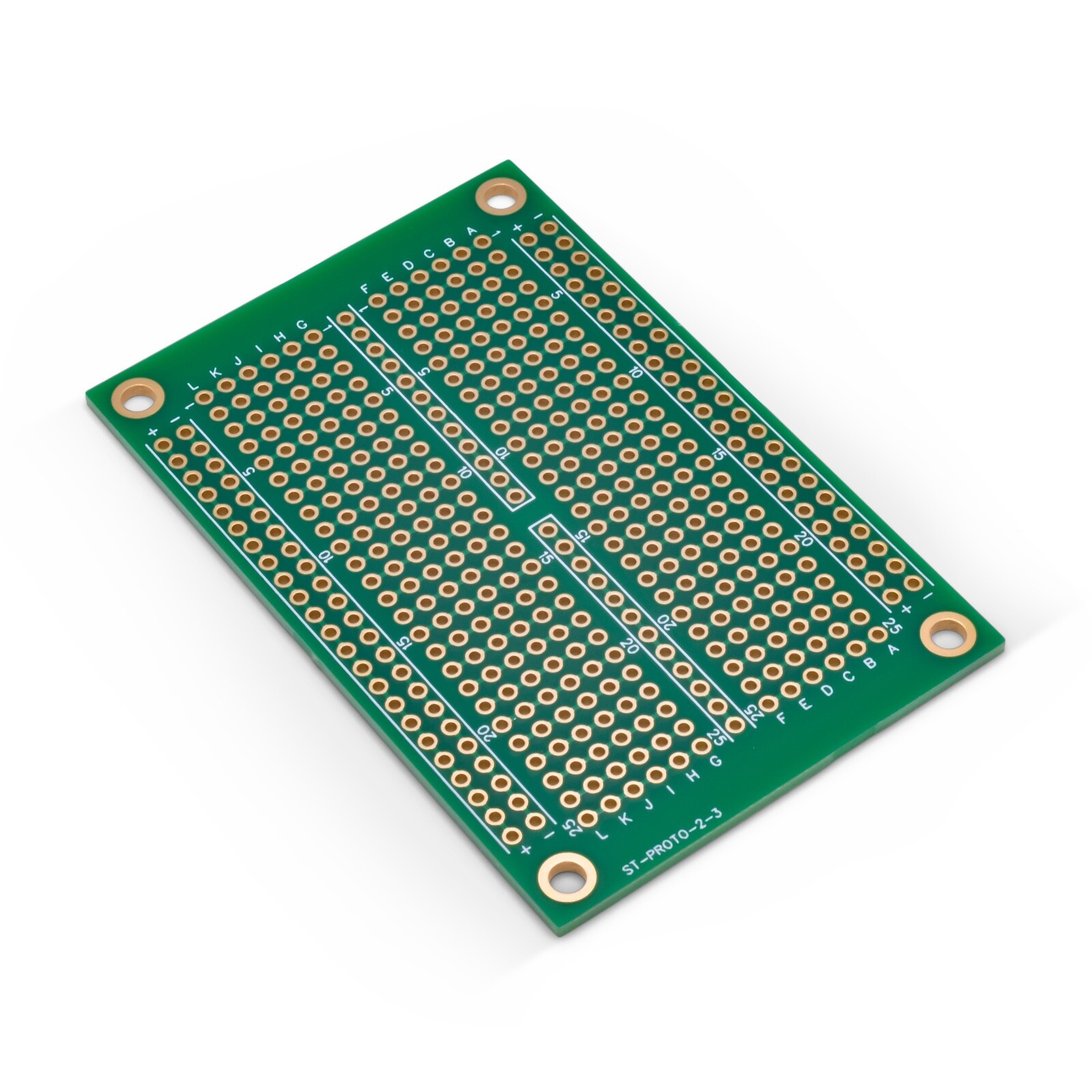 Premium 2″ x 3″ Protoboard PCB, ENIG Prototyping PCB, ST-PROTO-2-3