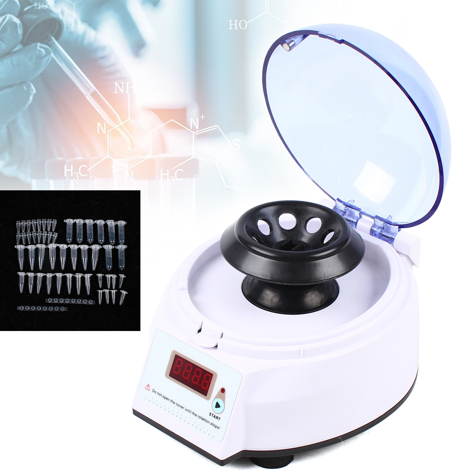 Plasma PRP Microcentrifuge High-speed LCD Display Centrifuge Lab with 2 Rotor